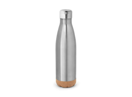 SOLBERG. Thermosflasche aus Edelstahl und Korkboden, 560 ml