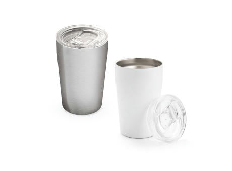 SLIDER. Reisebecher (Sublimation) aus Edelstahl 380 ml