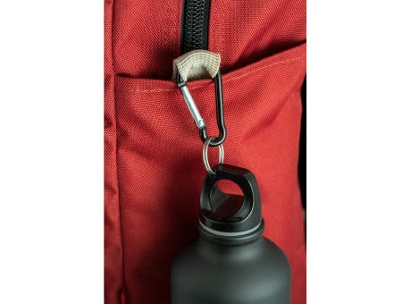 COLLINA. Aluminiumflasche mit Karabiner 540 ml