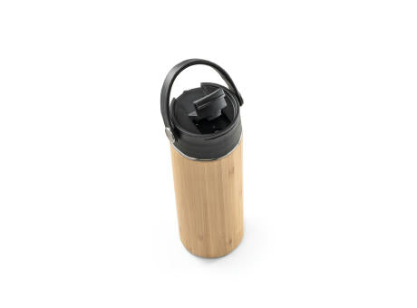LAVER. Thermosflasche aus Bambus, Edelstahl und PP 440 ml