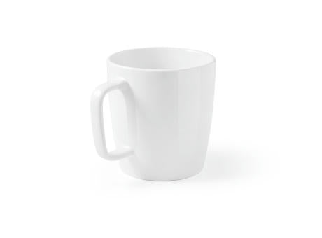 DHONI WHITE. Keramik-Becher 450 mL
