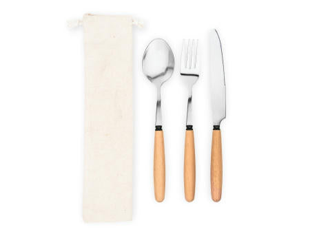 BOULUD. 3-teiliges Set aus Akazienholz