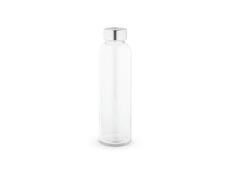 SOLER. Glasflasche sublimations und Edelstahlverschluss 500 ml