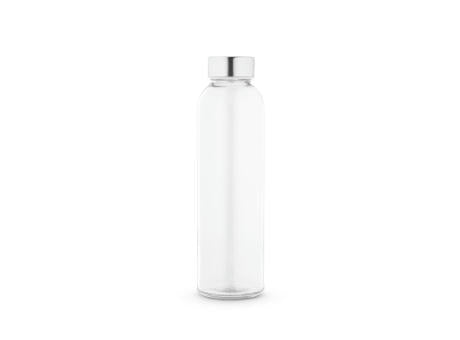SOLER. Glasflasche sublimations und Edelstahlverschluss 500 ml