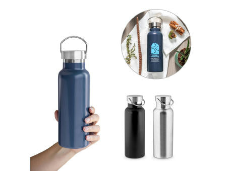 DUPLANTIS. Edelstahlflasche (36% recycelt) mit Vakuum-Isolierung 810 mL