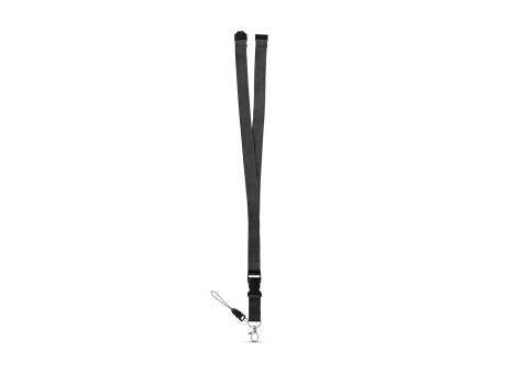 MURRAY. Lanyard aus Polyester (20 mm) mit einem Schlüsselband