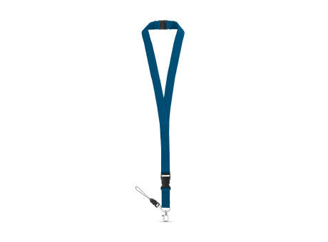 MURRAY. Lanyard aus Polyester (20 mm) mit einem Schlüsselband