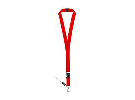 MURRAY. Lanyard aus Polyester (20 mm) mit einem Schlüsselband