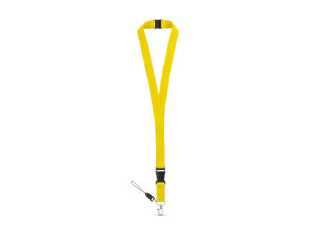 MURRAY. Lanyard aus Polyester (20 mm) mit einem Schlüsselband