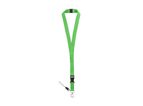 MURRAY. Lanyard aus Polyester (20 mm) mit einem Schlüsselband