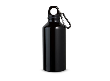 LANDSCAPE S. Aluminium-Sportflasche mit Karabiner 400 ml