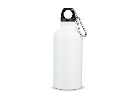 LANDSCAPE S. Aluminium-Sportflasche mit Karabiner 400 ml