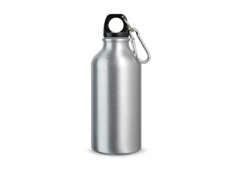 LANDSCAPE S. Aluminium-Sportflasche mit Karabiner 400 ml