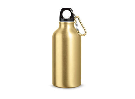 LANDSCAPE S. Aluminium-Sportflasche mit Karabiner 400 ml