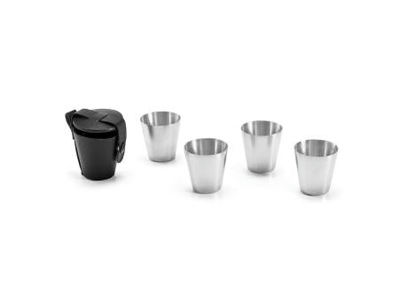 HIMALAYAS. Set mit 4 Edelstahlbechern 25 mL