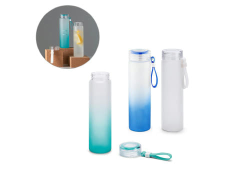WILLIAMS. Flasche aus Borosilikatglas und Deckel aus AS 470 mL