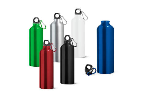 LANDSCAPE L. Aluminium-Sportflasche mit Karabiner 800 ml