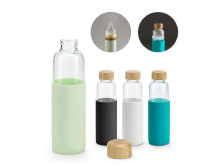 DAKAR. Flasche aus Bambus und Borosilikatglas 600 ml