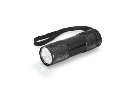 FLASHY. Taschenlampe aus Aluminium mit 9-LEDs