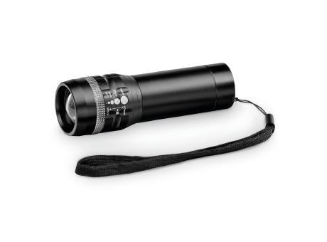 ZOOMIN. Taschenlampe aus Aluminium mit Zoomfunktion und 3 Lichtmodi