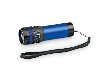 ZOOMIN. Taschenlampe aus Aluminium mit Zoomfunktion und 3 Lichtmodi
