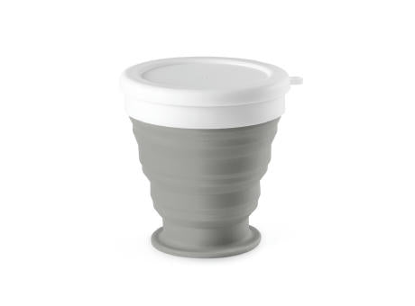 ASTRADA. faltbarer Reisebecher aus Silikon und PP 250 ml