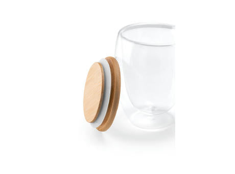 ECUADOR L. Reisebecher aus Borosilikatglas 350 ml