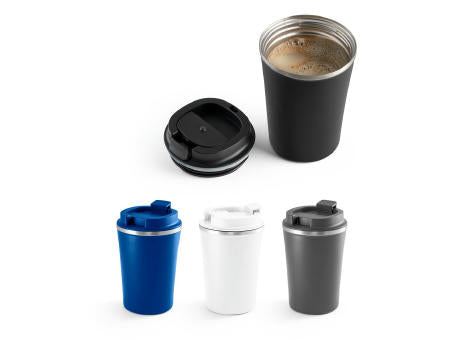PHELPS. Reisebecher aus Edelstahl und PP 470 ml