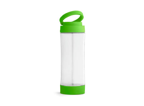 QUINTANA. Sportflasche aus Glas mit PP-Verschluss 390 ml