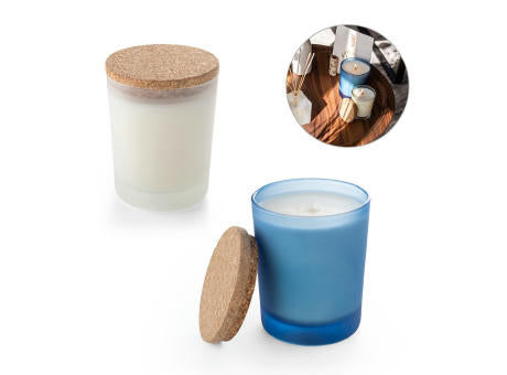 DUVAL. Aromatische Kerze in Glasbecher mit cork 180 g