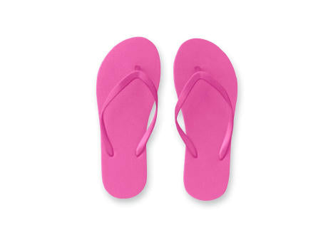 MAUPITI S / M. Bequeme Zehensandalen mit PE-Sohle und PVC-Riemen