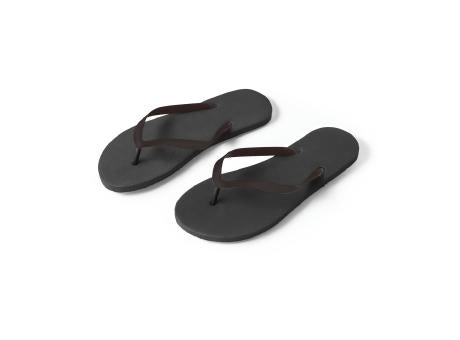 MAUPITI S / M. Bequeme Zehensandalen mit PE-Sohle und PVC-Riemen