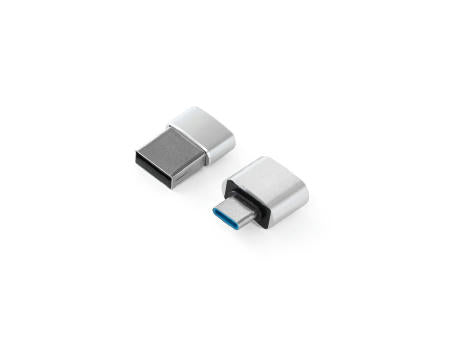 MINSKY. Set aus 2 Aluminium USB-A / USB-C Adaptern