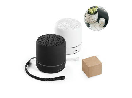 TURING. Lautsprecher 3W mit 4 Stunden Akkulaufzeit aus recyceltem ABS (100 % rABS)