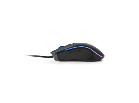 THORNE MOUSE RGB. Gaming-Maus mit 1.5 m Kabel und RGB-LED-Leuchten aus ABS