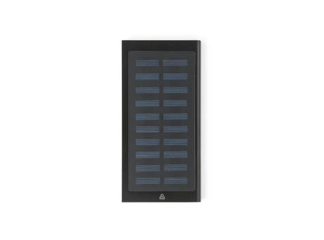 CLERK. 8'000 mAh Powerbank mit Solarpanel aus 100% recyceltem Aluminium