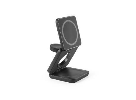 BROGLIE. Superschnelles 15W 4-in-1 magnetisches kabelloses Ladegerät aus Recyceltes ABS (100% rABS)