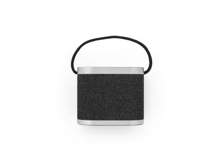 GUETTA. Tragbarer 5W-Lautsprecher mit superschnellem kabellosem 15W-Ladegerät und 2h Akkulaufzeit aus Bambus und Recyceltes PET (100% rPET)