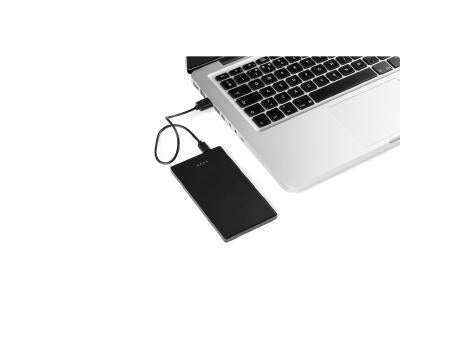 DENNING. Powerbank Slim mit 5'000 mAh aus Edelstahl