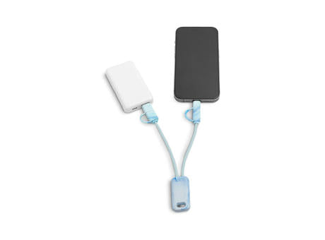 BERNERS. Superschnelles 6-in-1-USB-Kabel aus recyceltem PET (100% rPET)