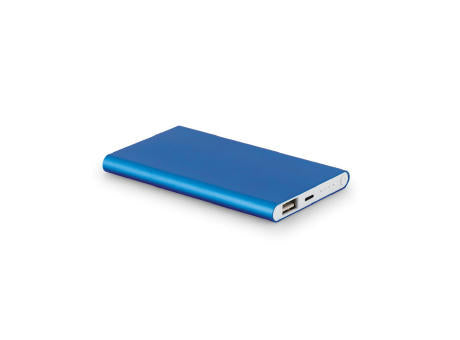 MARCET. Powerbank Slim 4'000 mAh aus 70 % recyceltes ABS (70% rABS) und 30 % recyceltes Aluminium (30% rAL)