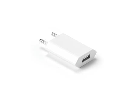 WOESE. Netzadapter USB-A 5W aus recyceltes ABS (100% rABS)
