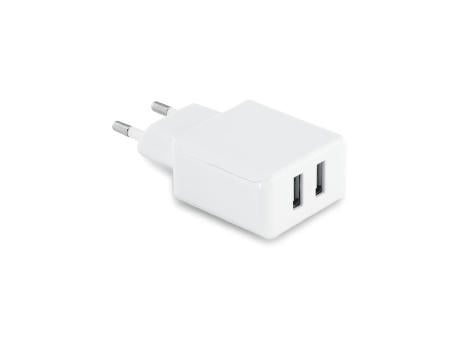 REDI. USB-Adapter aus ABS mit 2 Ausgängen