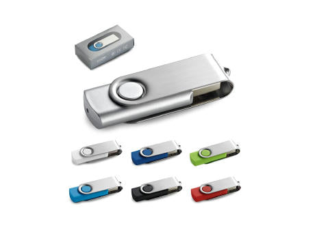 CLAUDIUS 4GB. USB-Stick 4 GB mit Metallclip