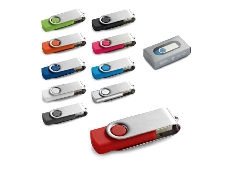 CLAUDIUS 8GB. USB-Stick 8 GB mit Metallclip