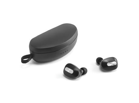 DESCRY. kabellose In-Ear Kopfhörer aus Metall und ABS inkl. Ladegerät