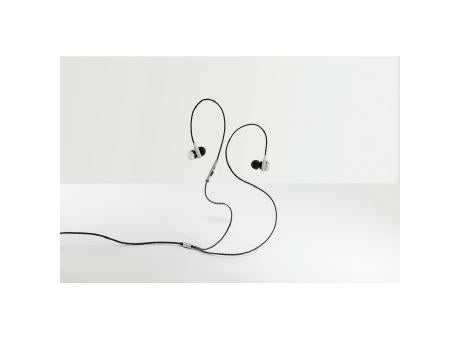 VIBRATION. In-Ear Kopfhörer aus Metall und ABS mit Mikrofon