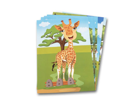 MADAGASCAR. Sticker-Set mit sechs Blättern