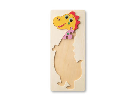 DIPLODOCO. Puzzle in Dinosaurierformat aus Kiefernsperrholz