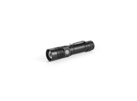 UNGAR. Wiederaufladbare 5 W-recyceltem Aluminium (100% rAL)-Taschenlampe